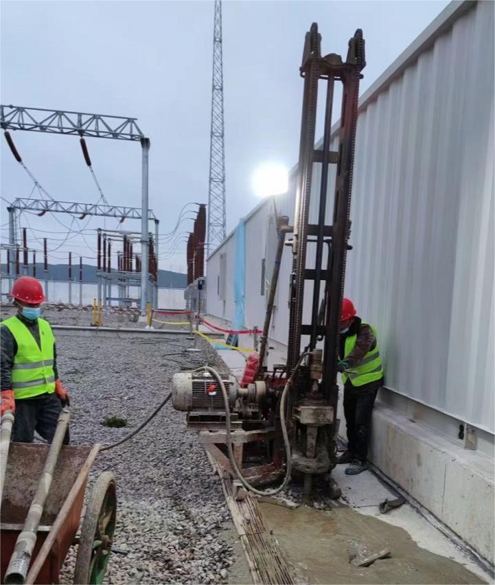 山西呂梁300MWp光伏評價基礎地倉設備基礎、避雷針基礎地基加固工程